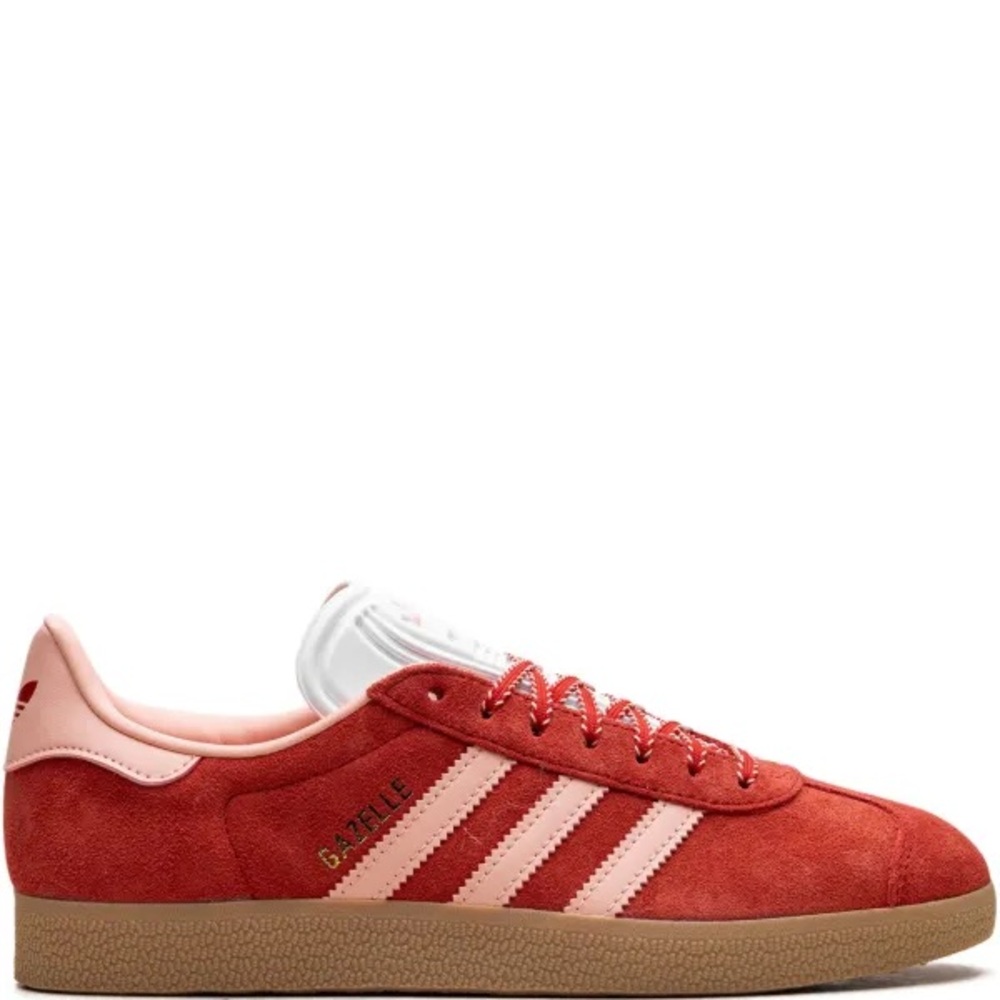 Adidas Gazelle Suede Sneaker in Rust Pink